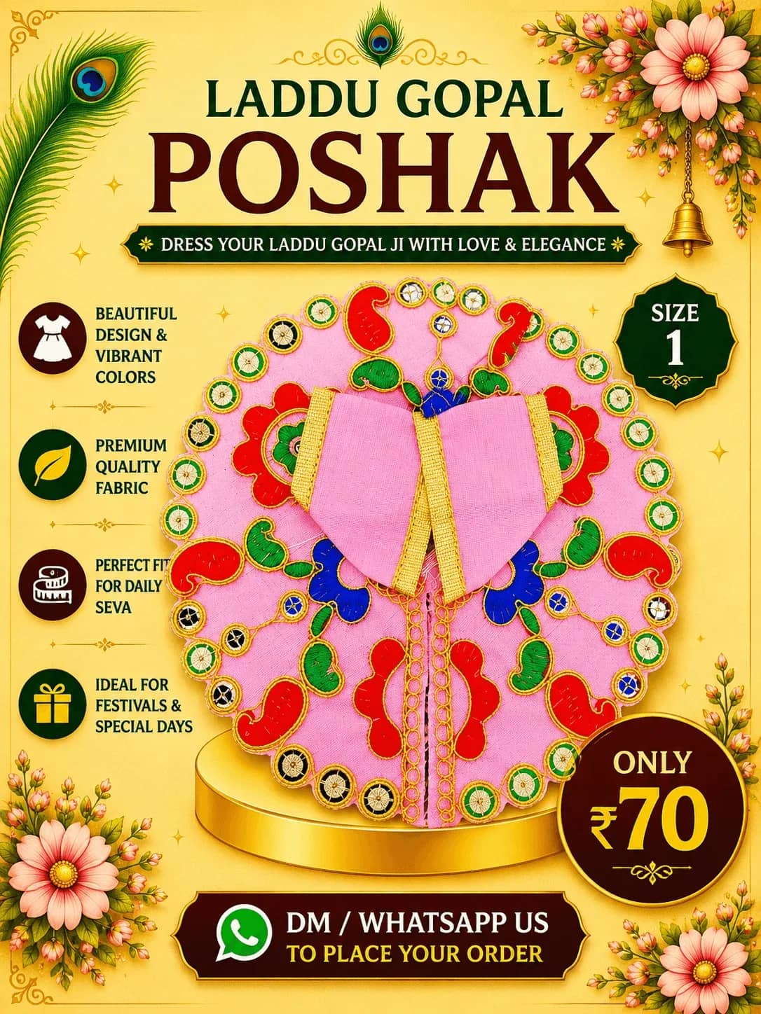 Pink Designer Festival Poshak
