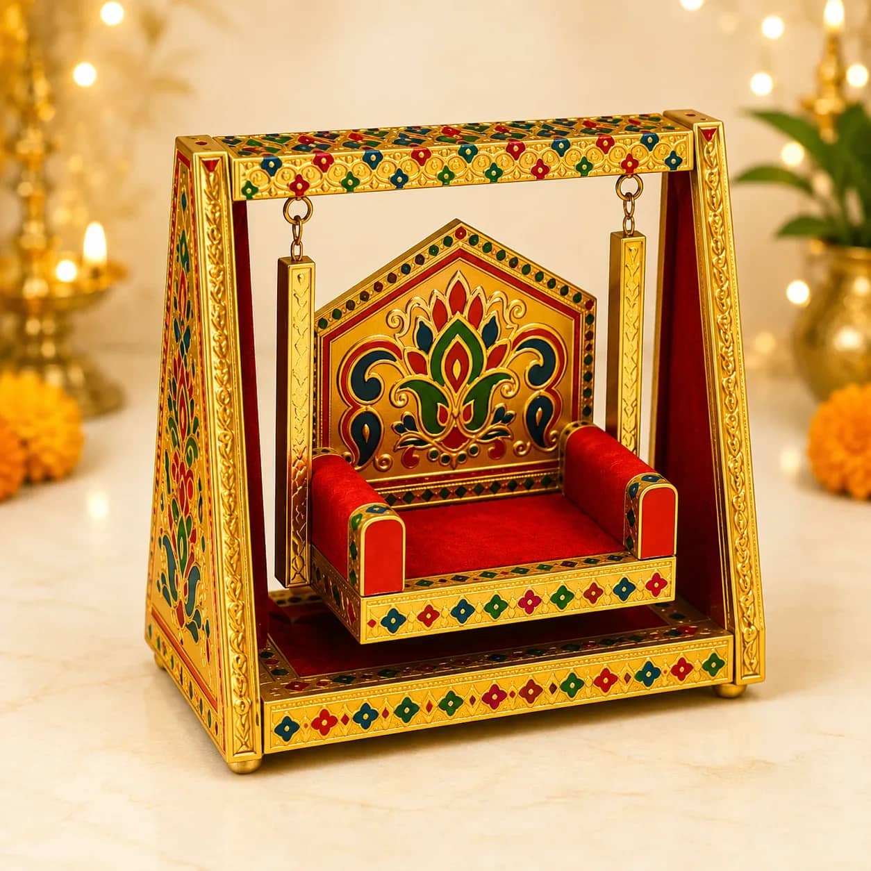 Premium Wooden Piramid Mina Jhula