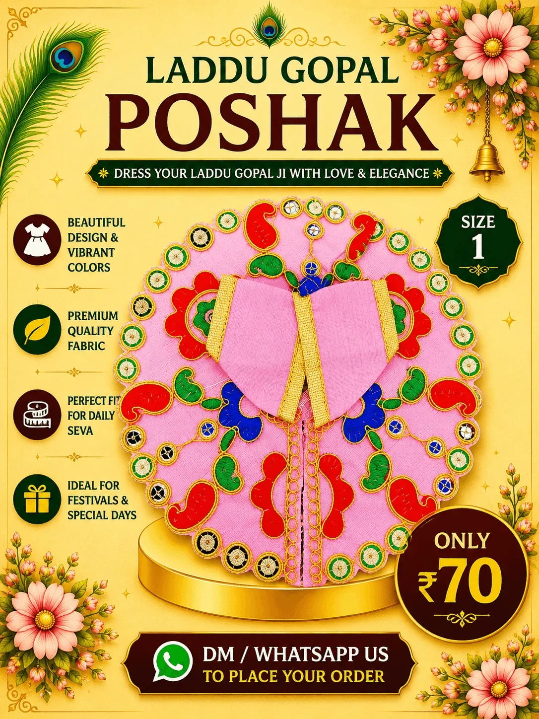 Pink Designer Festival Poshak