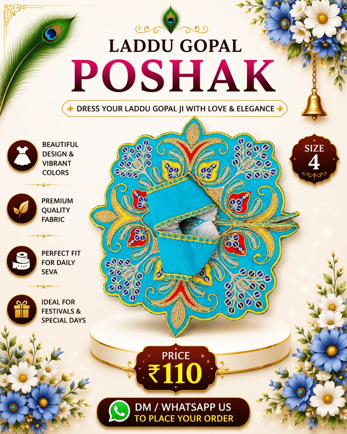 Fuchsia Lotus Petal Poshak