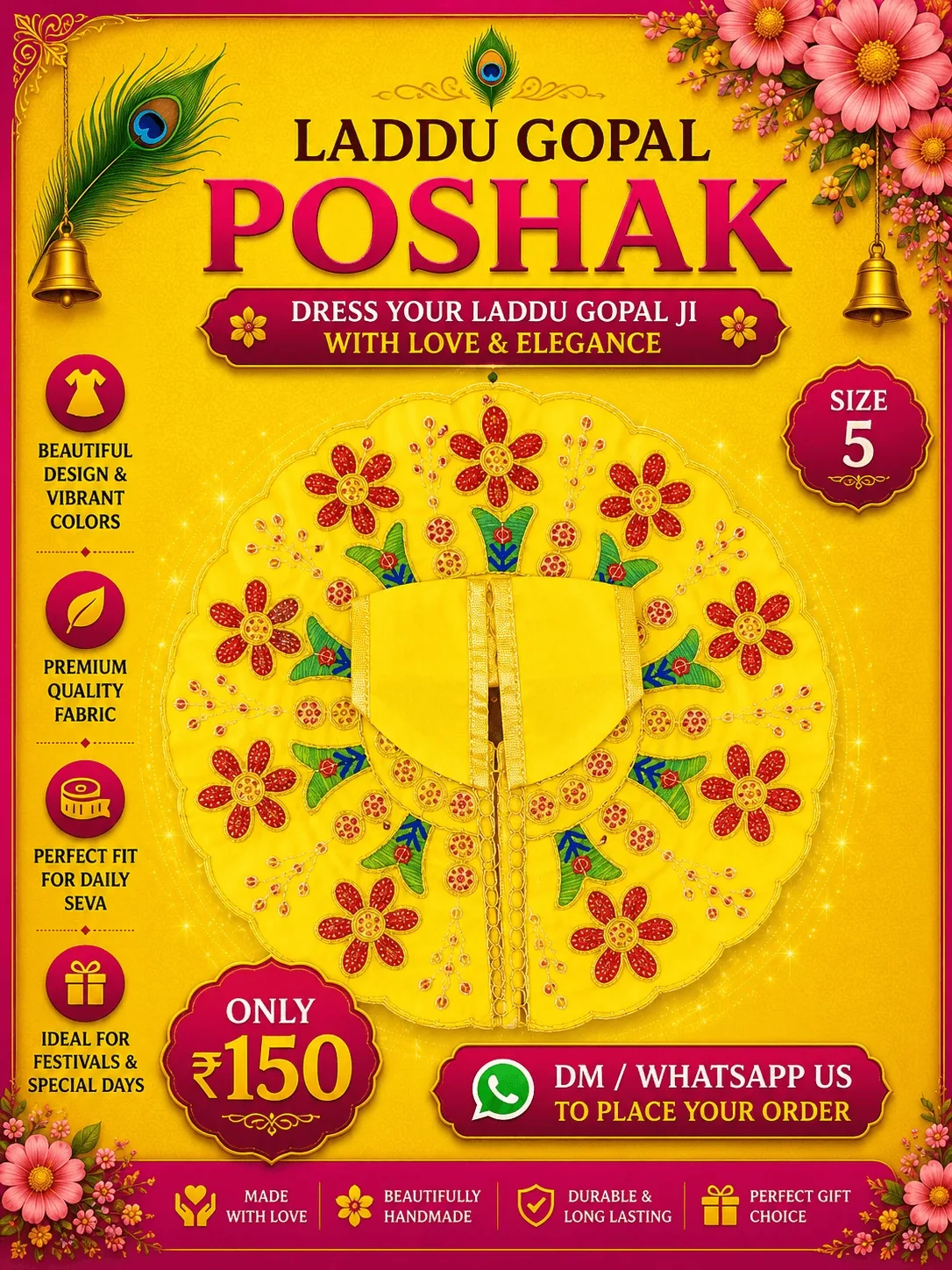 Golden Sun Embroidery Poshak